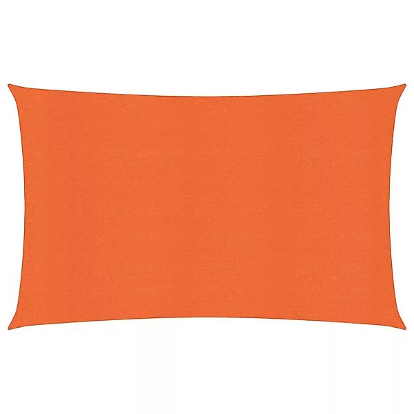 Sonnensegel 160 G/m² Orange 2x4,5 M Hdpe günstig online kaufen