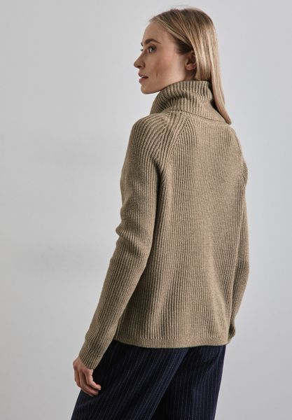 STREET ONE Rollkragenpullover im soften Baumwoll-Mix günstig online kaufen