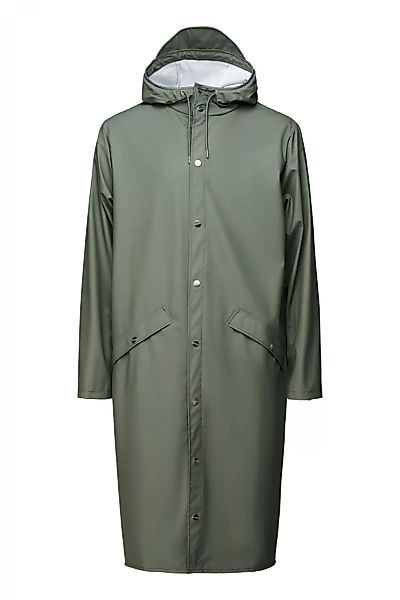 Rains Regenjacke Unisex Longer Jacket Olive S günstig online kaufen