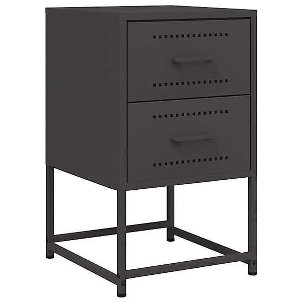 vidaXL Nachttisch Nachttisch Schwarz 36x39x60,5 cm günstig online kaufen