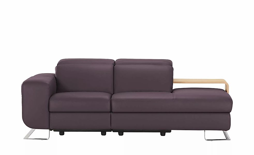 JOOP! Ledersofa  8151 ¦ lila/violett ¦ Maße (cm): B: 211 H: 74 T: 111.0 Pol günstig online kaufen