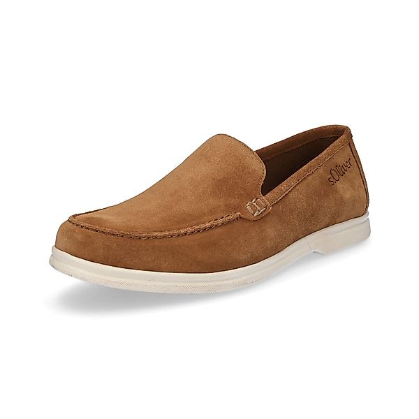 s.Oliver s.Oliver Herren Leder Slipper cognac günstig online kaufen