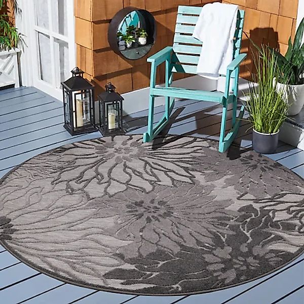 Sanat Teppich »Floral 2 Outdoor«, rund, 6 mm Höhe, In- und Outdoor geeignet günstig online kaufen