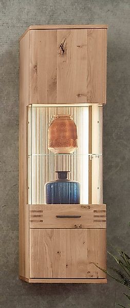 MCA furniture Vitrine Hängevitrine Salvador, Eiche Bianco, LED Beleuchtung günstig online kaufen
