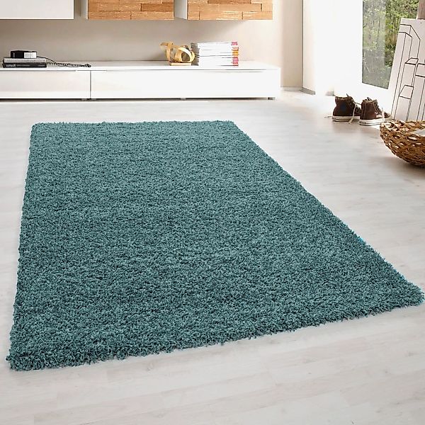 Bruno Banani Hochflor-Teppich "Shaggy Soft" rechteckig 30 mm Höhe gewebt, U günstig online kaufen