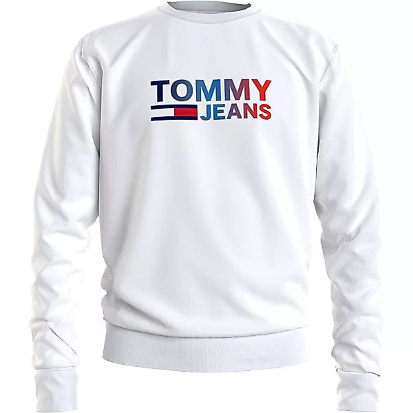 Tommy Jeans Ombre Corp Logo Sweatshirt 2XL White günstig online kaufen