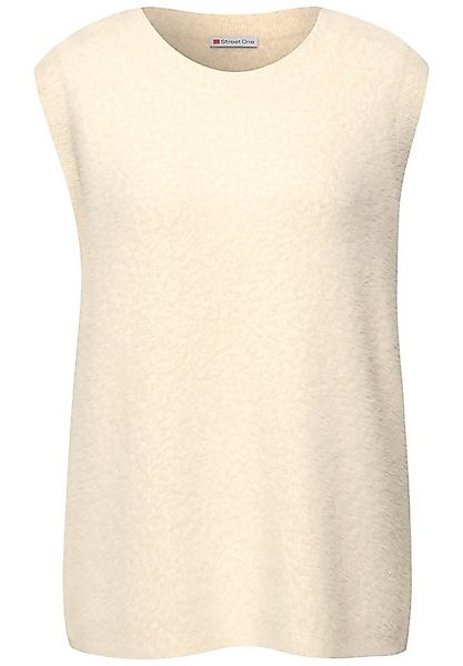 STREET ONE Wollpullover STREET ONE / Da.Strick / LTD QR_ fluffy sleeveless günstig online kaufen