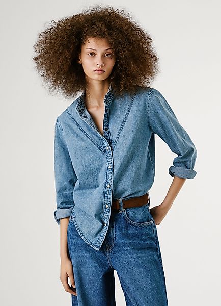 Pepe Jeans Jeansbluse REGULAR DENIM BLOUSE günstig online kaufen