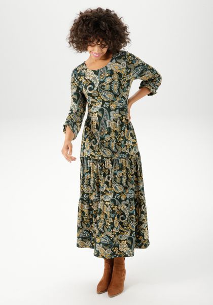 Aniston CASUAL Jerseykleid mit farbharmonischem Paisley-Muster - NEUE KOLLE günstig online kaufen