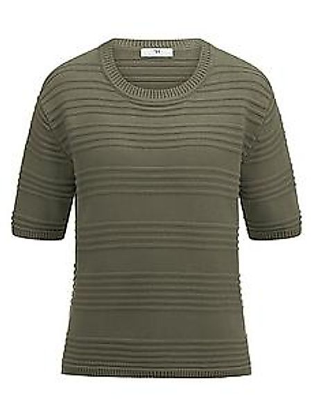 Rundhals-Pullover Peter Hahn grün günstig online kaufen