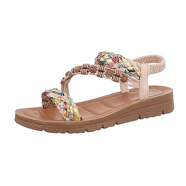 Ital-Design Damen Freizeit Riemchensandalette (86345153) Flach günstig online kaufen