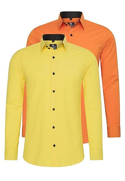 Rusty Neal Langarmhemd im Slim-Fit geschnitten günstig online kaufen