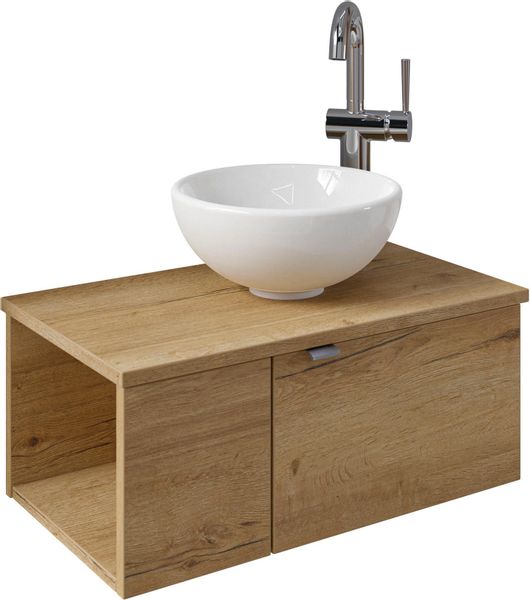 Saphir Waschtisch "Serie 6915 Waschschale mit Unterschrank für Gästebad, Gä günstig online kaufen