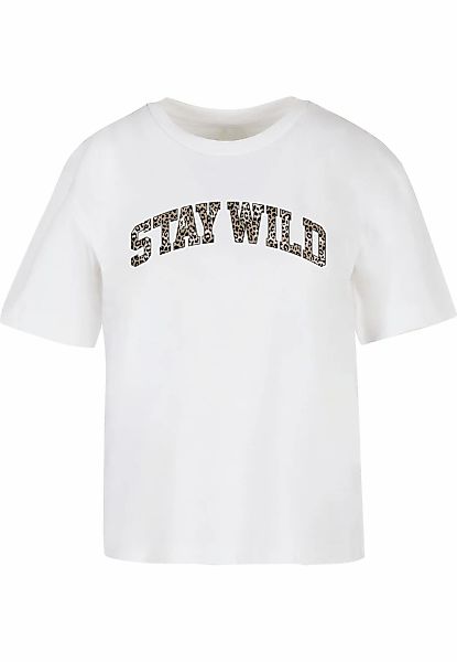 Miss Tee T-Shirt "Miss Tee Stay Wild Leo Tee" 1 Stk. tlg. günstig online kaufen