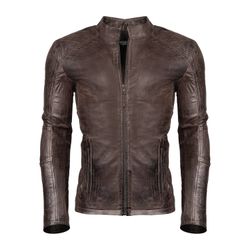 PAULGOS Lederjacke Herren Jacke Übergangsjacke Biker günstig online kaufen