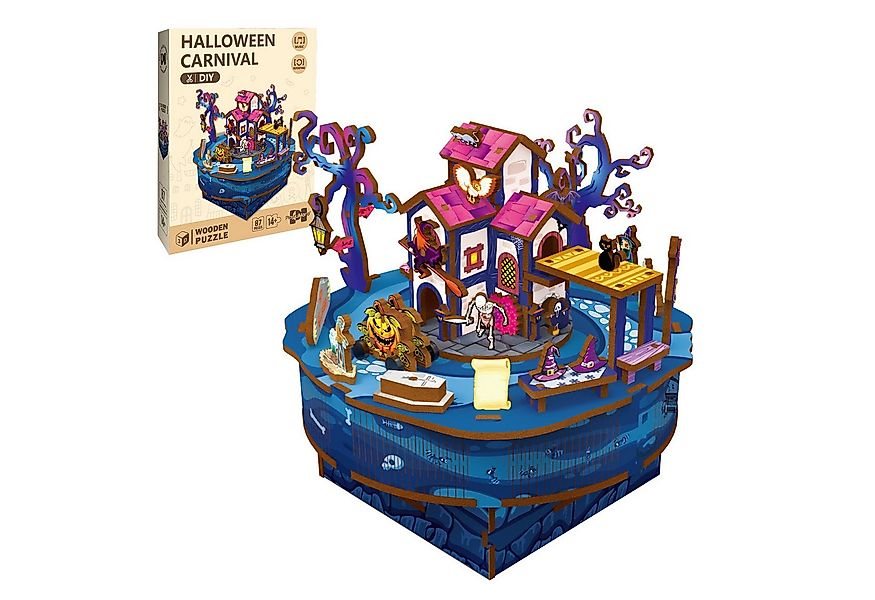 Esun Spieluhr 3D Puzzle Holz Musikbox und Musik Holzpuzzle Modellkits für E günstig online kaufen