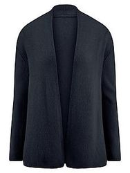 Strickjacke Stehkragen include blau günstig online kaufen