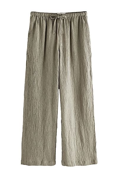 Next Palazzohose Strukturierte Hose mit weitem günstig online kaufen