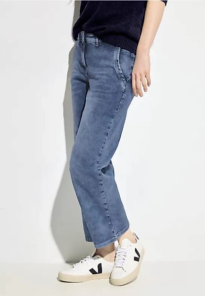 Cecil Loose-fit-Jeans in blauer Waschung günstig online kaufen