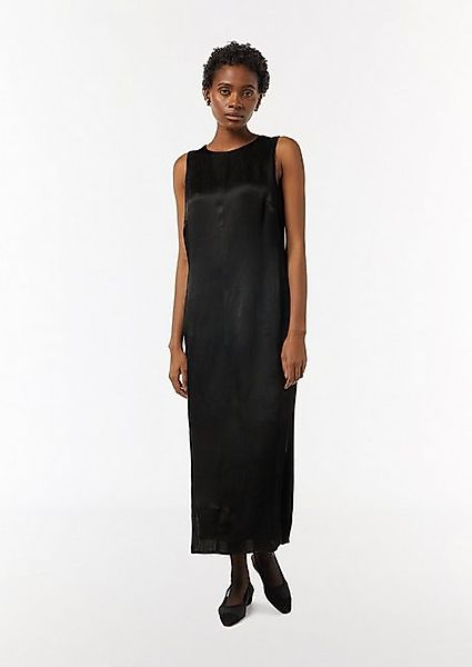 Comma Maxikleid Kleid mit Crépestruktur und Schlitzen günstig online kaufen