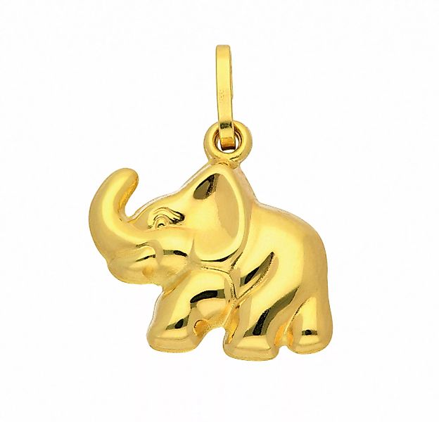 Adelia´s Kettenanhänger "Damen Goldschmuck 333 Gold Anhänger Elefant", 333 günstig online kaufen
