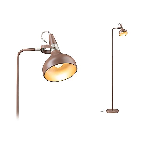 Paulmann "Stehleuchte Juna E14 max. 20W Nougat Metall" günstig online kaufen