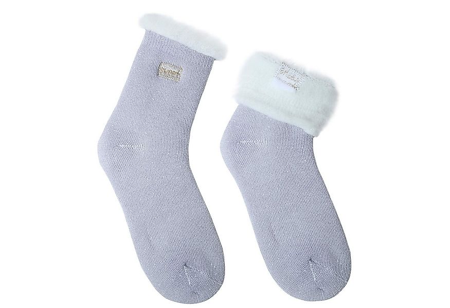Coonoor Thermosocken Damen Thermosocken Kuschelsocken Winter Warme Dicke Sü günstig online kaufen