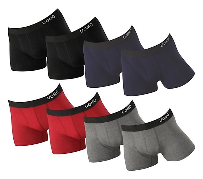 Jean&Pardian Boxershorts Uomo Retro Boxershorts 8er Pack aus 95% Baumwolle günstig online kaufen