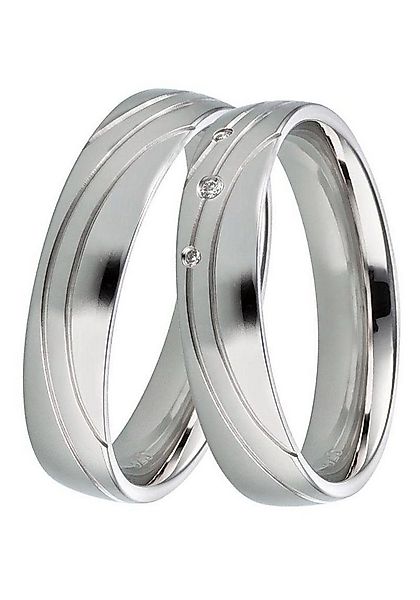 DOOSTI Trauring Schmuck Geschenk Silber 925 Trauring Ehering Partnerring LI günstig online kaufen