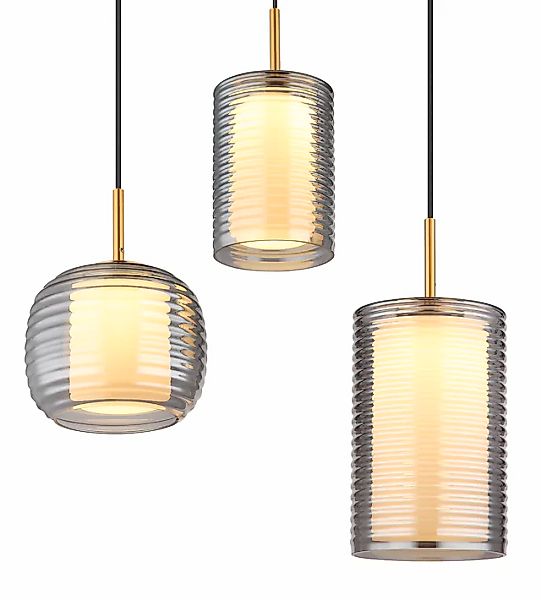 GLOBO LIGHTING LED Pendelleuchte »LAMPIGNA«, Leuchtmittel LED-Modul   LED f günstig online kaufen