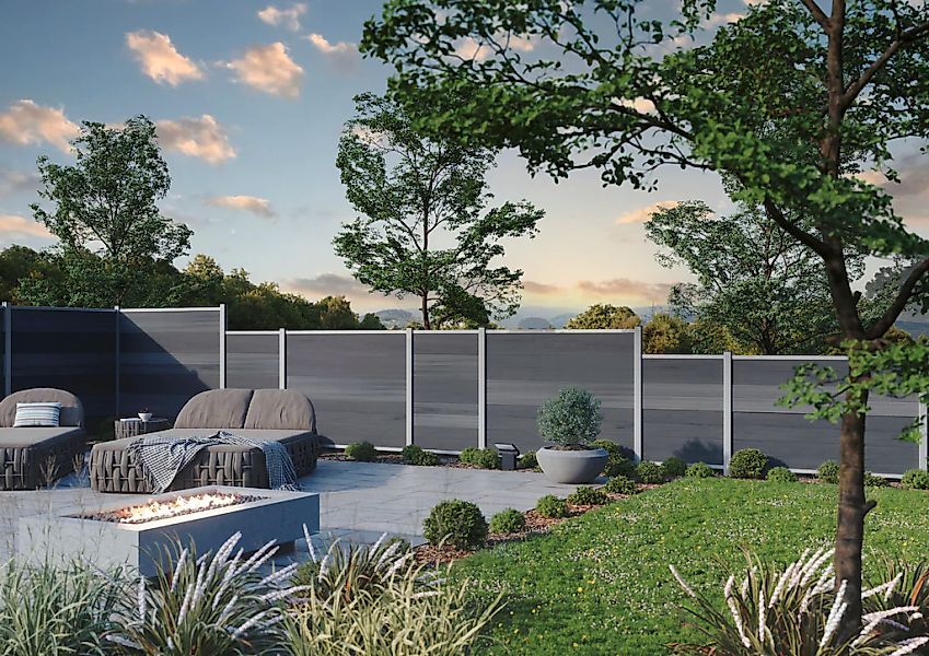 Tetzner & Jentzsch Sichtschutzelement "Evansville" langlebig, witterungsbes günstig online kaufen