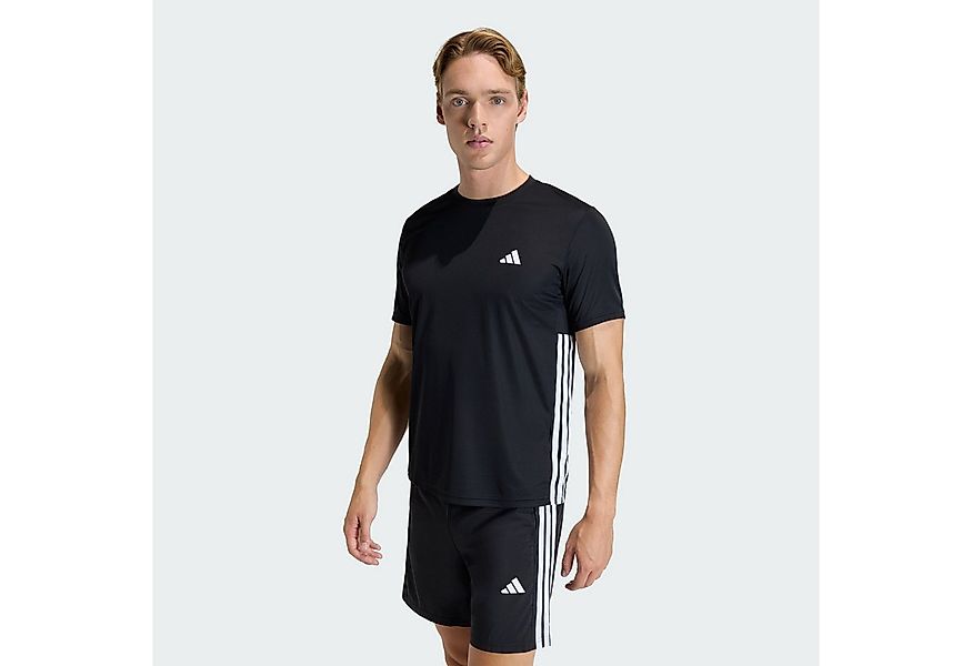 adidas Performance Trainingsshirt WORKOUT ESSENTIALS BASE 3-STREIFEN T-SHIR günstig online kaufen