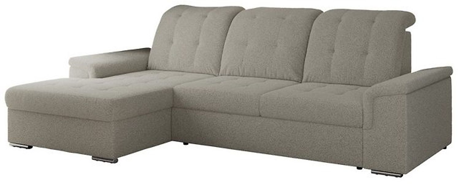 MKS MÖBEL Ecksofa MADRITO L, Set, Schlafsofa, Wellenfedern, T30-Schaum, Eck günstig online kaufen