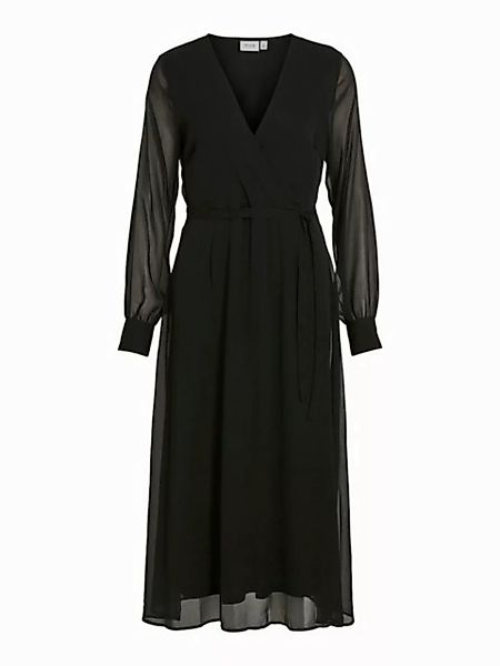 Vila Chiffonkleid VIFALIA V-NECK L/S MIDI DRESS - NOOS günstig online kaufen