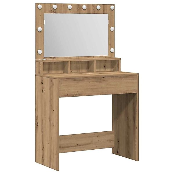 vidaXL Schminktisch Artisan-Eiche 79 x 41 x 135 cm Holzwerkstoff 865117 günstig online kaufen