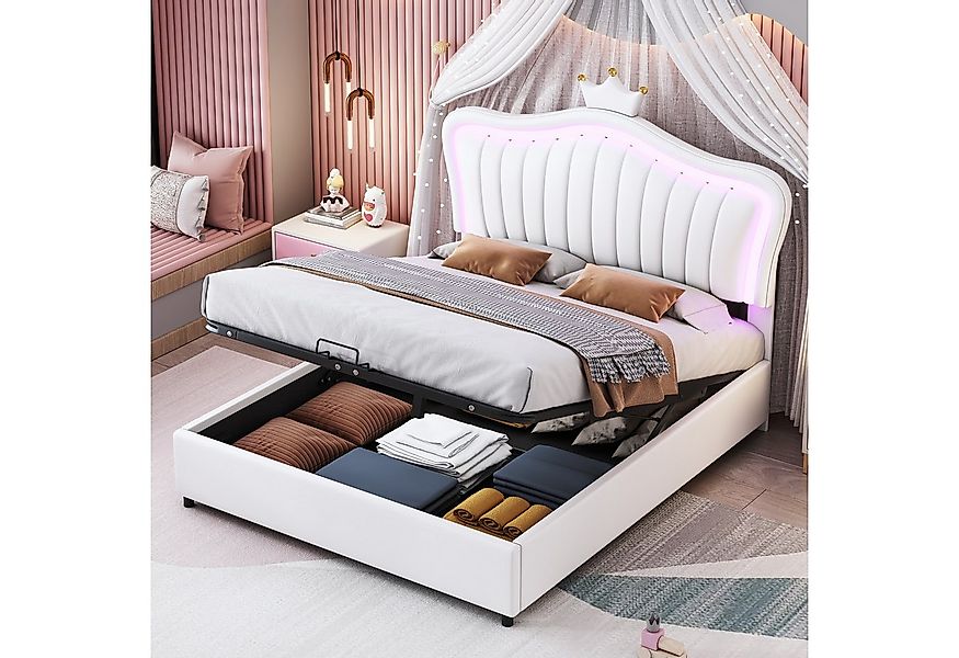 Celya Polsterbett Kinderbett 140 x 200 cm, hydraulisches Stauraumbett (Ohne günstig online kaufen