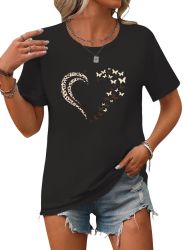 PYLIKE Kurzarmbluse Damen Sommer Casual Kurzarmbluse günstig online kaufen