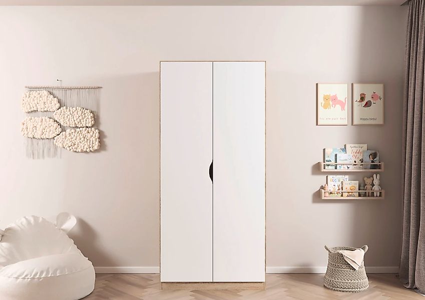 rauch Kleiderschrank "Freising" Türen mit Griffmulden günstig online kaufen