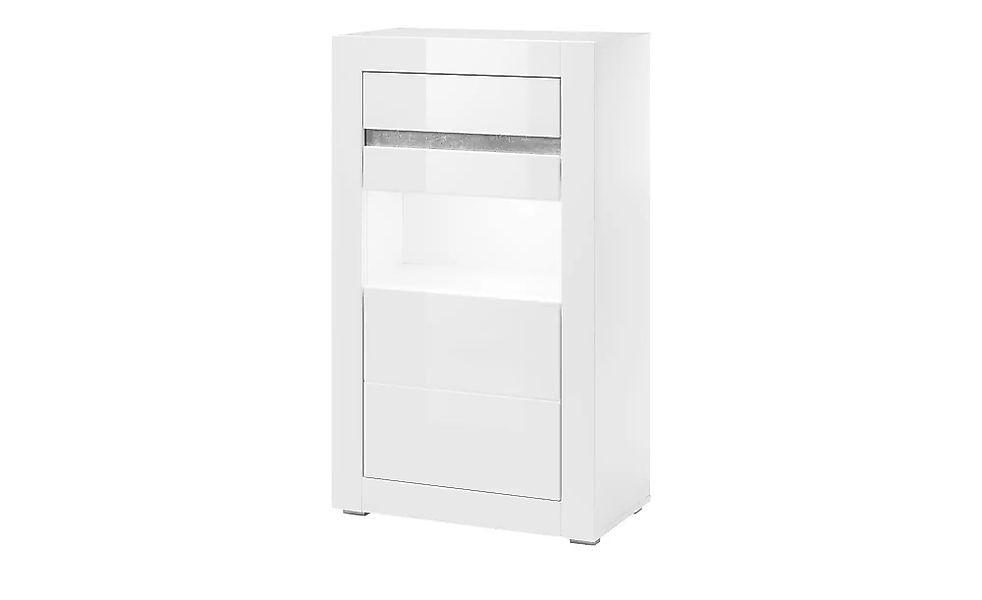 Vitrine  Suavo ¦ weiß ¦ Maße (cm): B: 66 H: 112 T: 35.0 Schränke > Vitrinen günstig online kaufen