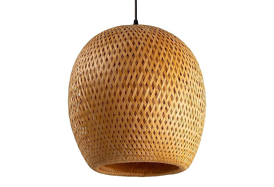 riess-ambiente Hängeleuchte ORGANIC LIVING 35cm natur · Pendellampe mit Sch günstig online kaufen