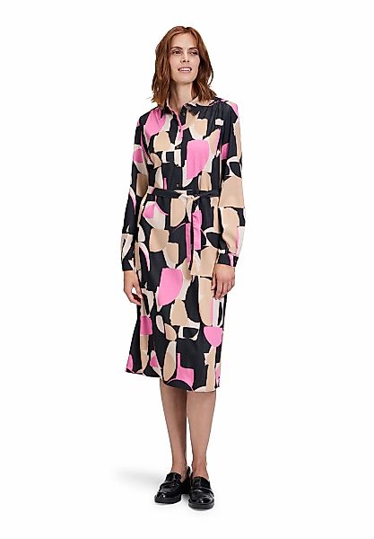 Betty&Co Druckkleid "Betty & Co Damen Sommerkleid Casual-Kleid mit Kragen", günstig online kaufen