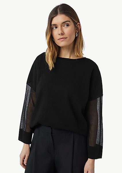 Comma Langarmshirt Leichter Strickpullover im Relaxed günstig online kaufen