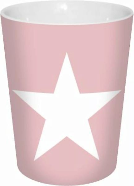 Infinite "Porzellan-Becher ""Stern"", 300ml" rosa günstig online kaufen