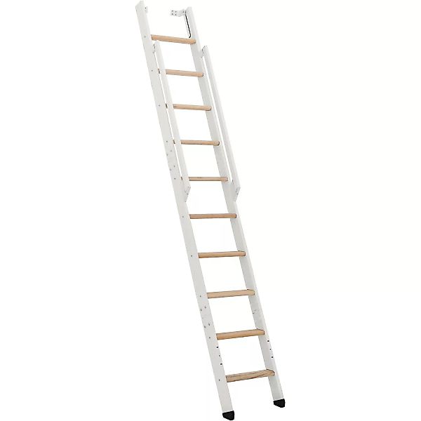Minka Raumspartreppe Strong Buche Weiß mit 10 Stufen Geschoßhöhe 243 cm günstig online kaufen