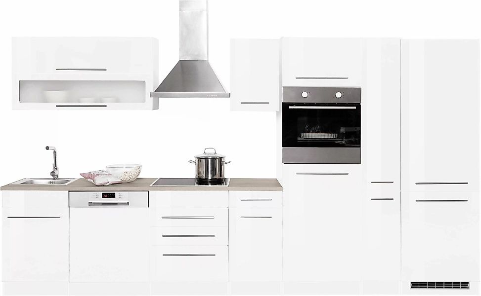 KOCHSTATION Küchenzeile »KS-Eton«, ohne E-Geräte, Breite 360 cm günstig online kaufen