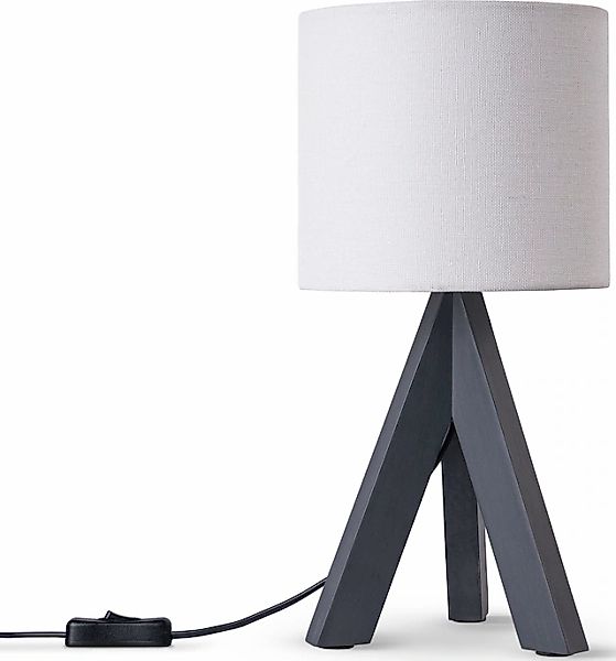 Paco Home Tischleuchte »BAJO CANVAS UNI COLOR«, 1 flammig, Leuchtmittel E14 günstig online kaufen