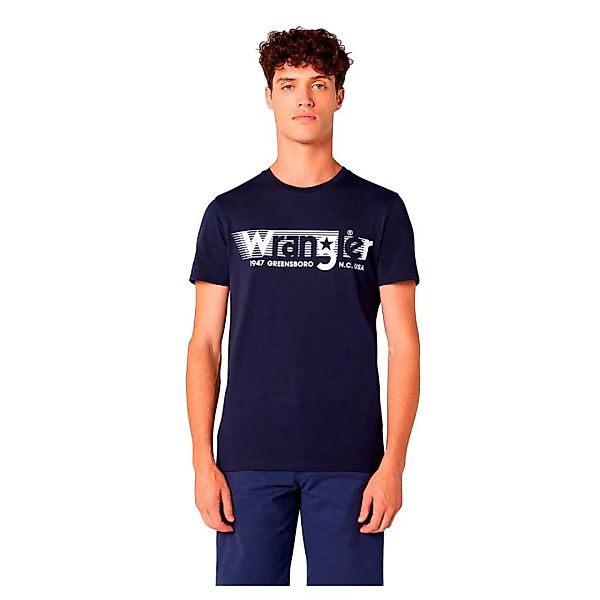 Wrangler 1947 Greensboro Kurzärmeliges T-shirt S Navy günstig online kaufen