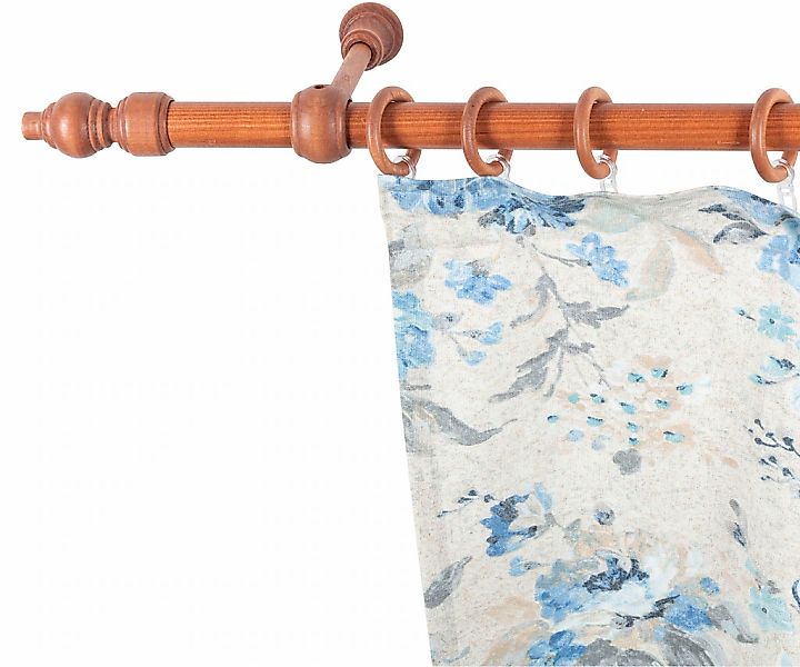 SN DECO GROUP Gardinenstange "Filigrano" 1 läufig-läufig Fixmaß 28 mm, Holz günstig online kaufen