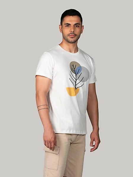 BLUVERD Kurzarmshirt T-Shirt mit Grafik (Outline) günstig online kaufen