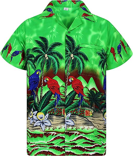 King Kameha Hawaiihemd Parrot Funky Hawaii-Hemd günstig online kaufen